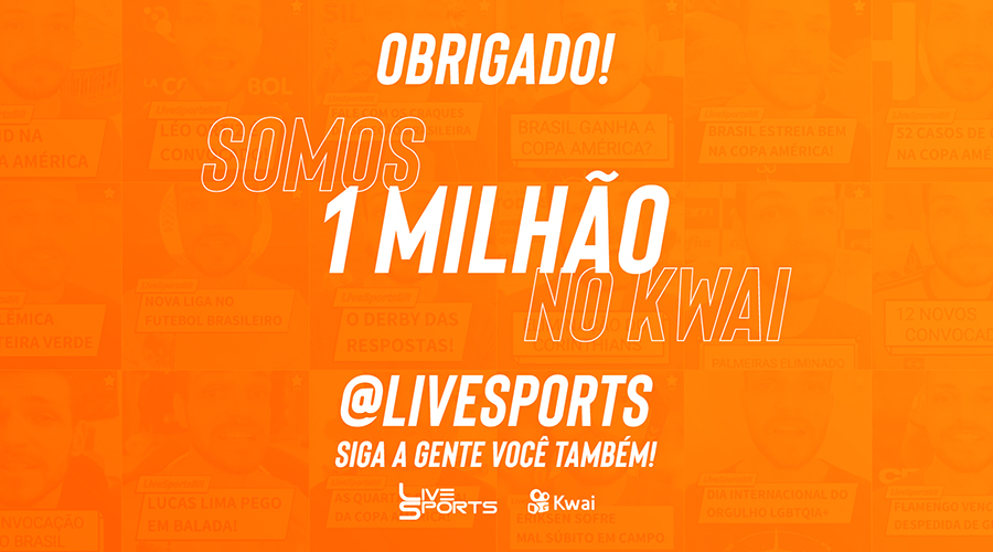 LiveSports & Kwai - 1 milhão